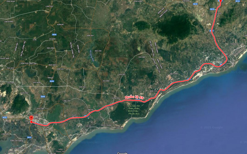 Tình hình nâng cấp tuyến đường ven biển Bà Rịa Vũng Tàu