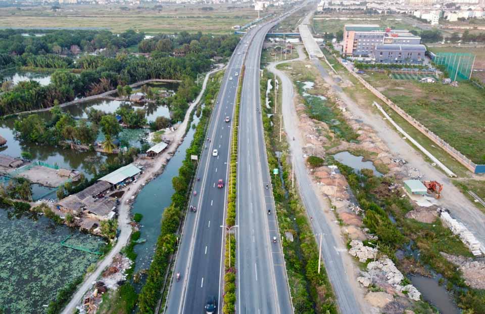 Đường Hương Lộ 2 chưa thể kết nối với cao tốc Long Thành - Dầu Giây