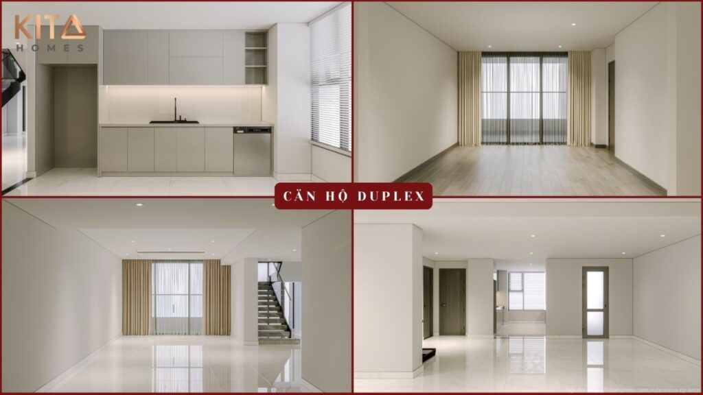 Chiêm ngưỡng thiết kế thông tầng đẳng cấp tại nhà mẫu căn hộ Duplex dự án Ansana by Kita.